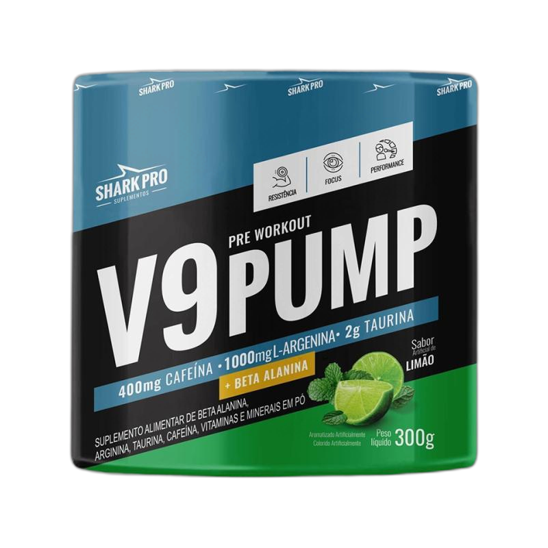 V9-Pump Pre Workout - 300g Limão
