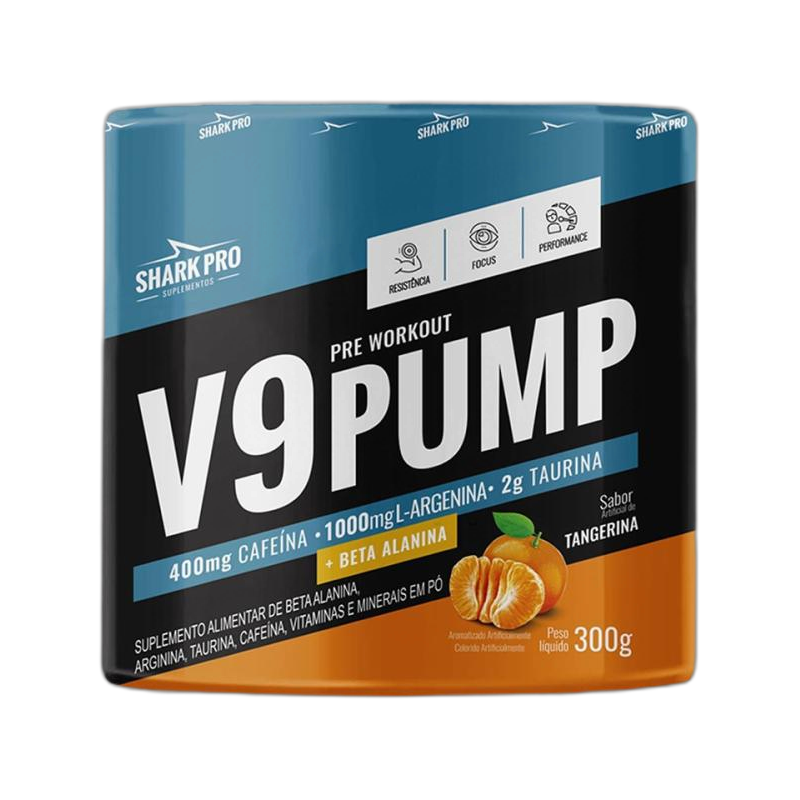 V9-Pump Pre Workout - 300g Tangerina