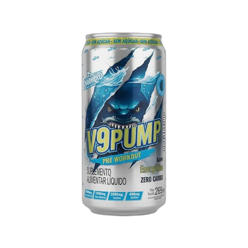 v9 Pump Drink Pré-Treino - Lata 269ml Energético