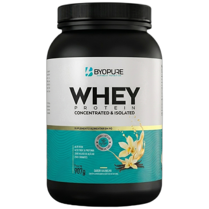 Whey Conentrated & Isolated 907g - Baunilha