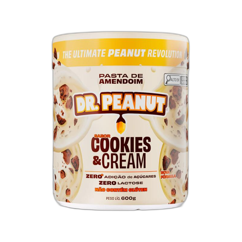 Pasta de amendoim sabor Cookies & Cream