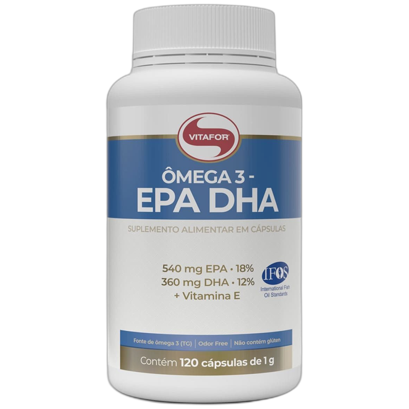 Ômega 3 EPA DHA - 120 Cápsulas 1g